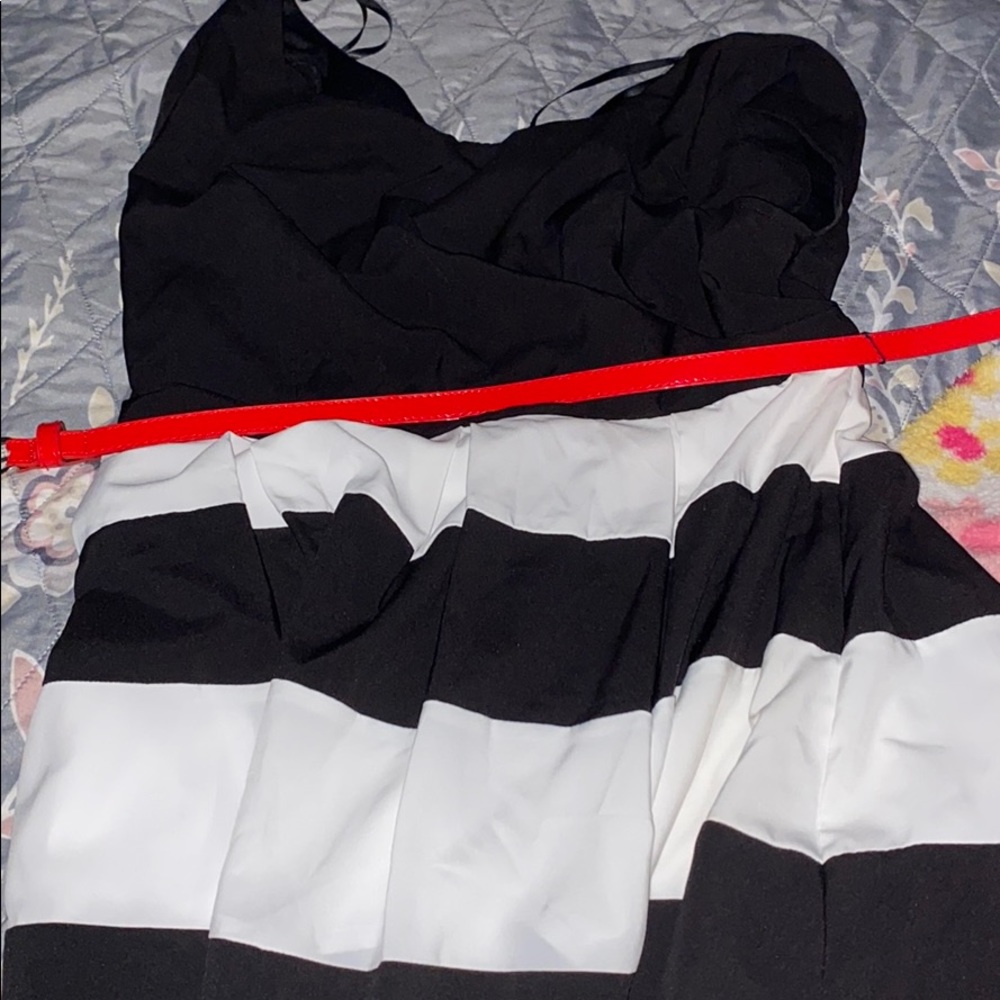 Black and white dress. Size 13/14